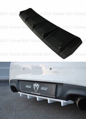 M&S Rear Mid Diffuser [MATTE BLACK] for Hyundai Genesis Coupe 2009~16 *US Stock*