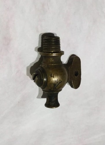 Vintage brass valve blow off petcock Hit Miss Gas Engine 1/8” MNPT Steampunk