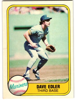 1981 Fleer #610 Dave Edler Seattle Mariners