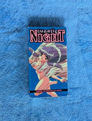 LUNATIC NIGHT VHS Tape 1998 Anime Episode 1 & 2 English Subtitles RARE