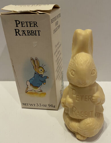 Vtg Crabtree Evelyn Beatrix Potter Peter Rabbit Shaped Soap In...