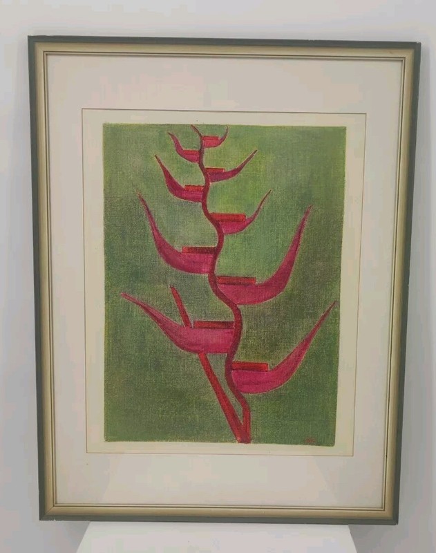 Grafik Pflanzenmotiv Von Anette Hoffmann 