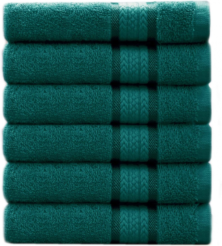 16x28 6 Towels, Teal