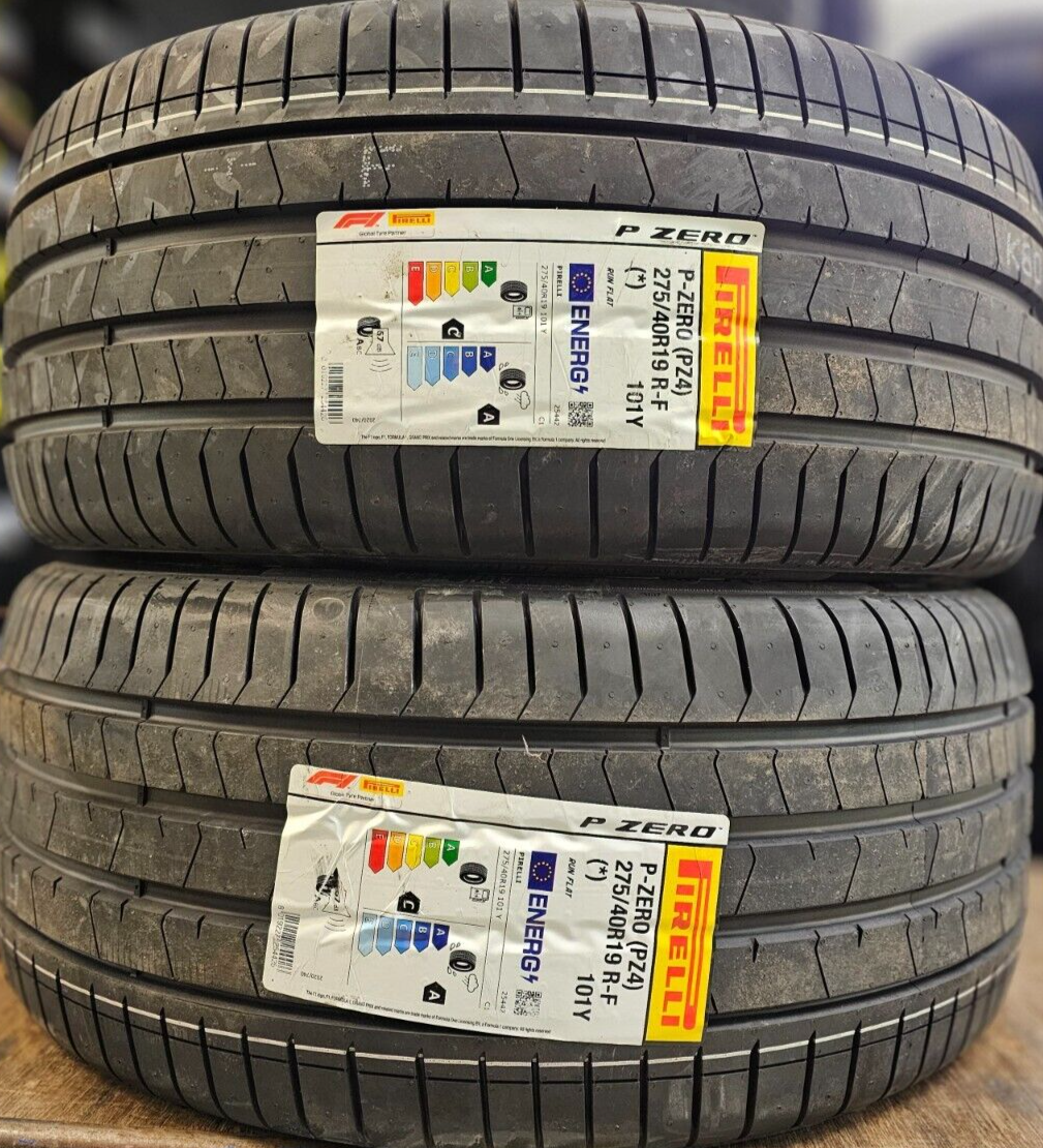 2X PIRELLI PZ4 275 40 ZRFT19 101Y RUNFLAT RFT *BMW TYRES 275 2X PIRELLI PZ4 275 40 ZRFT19 101Y RUNFLAT RFT *BMW TYRES 275