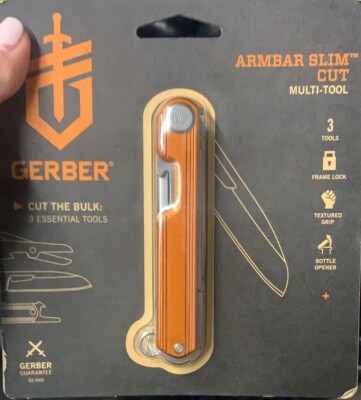 Gerber   G1724   Armbar Slim Cut Multi Tool   Aluminum   Burnt Orange