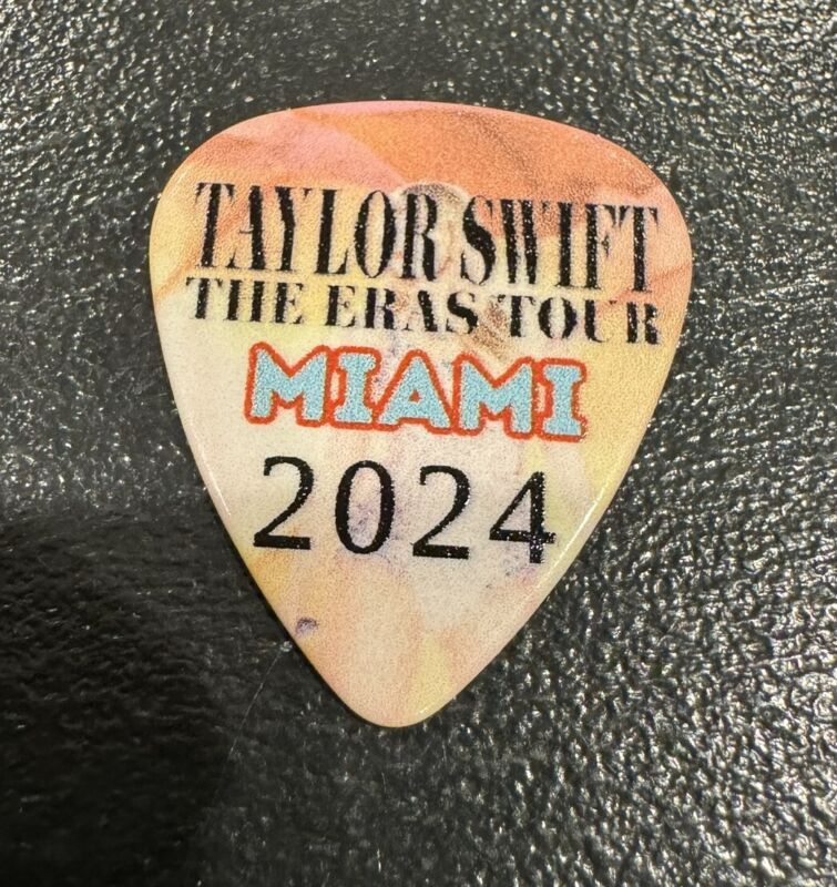 Miami 2024 Taylor Swift ERAS Tour Collectible Guitar Pick
