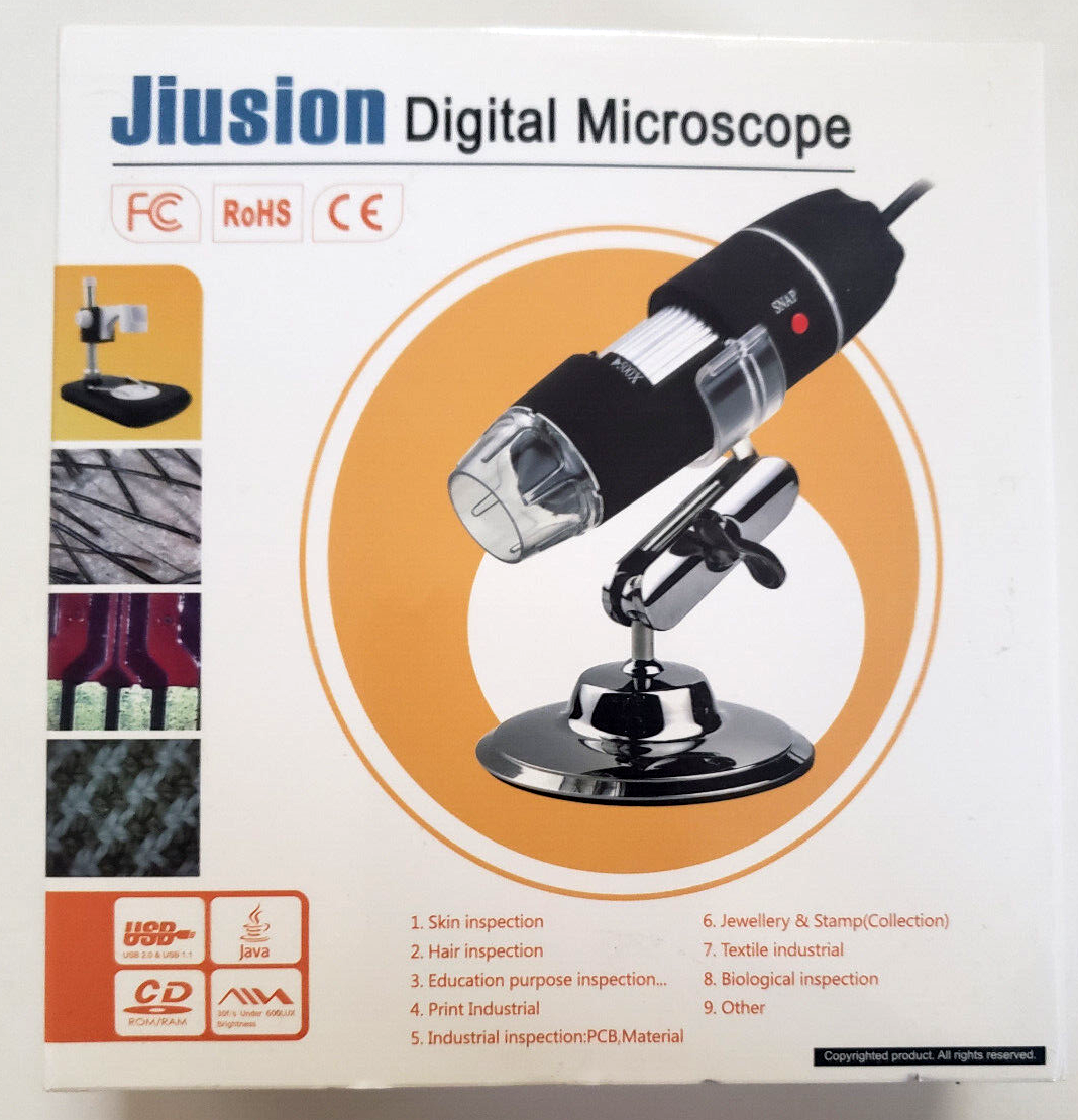 Jiusion HD 2MP USB Digital Microscope 401000X Portable