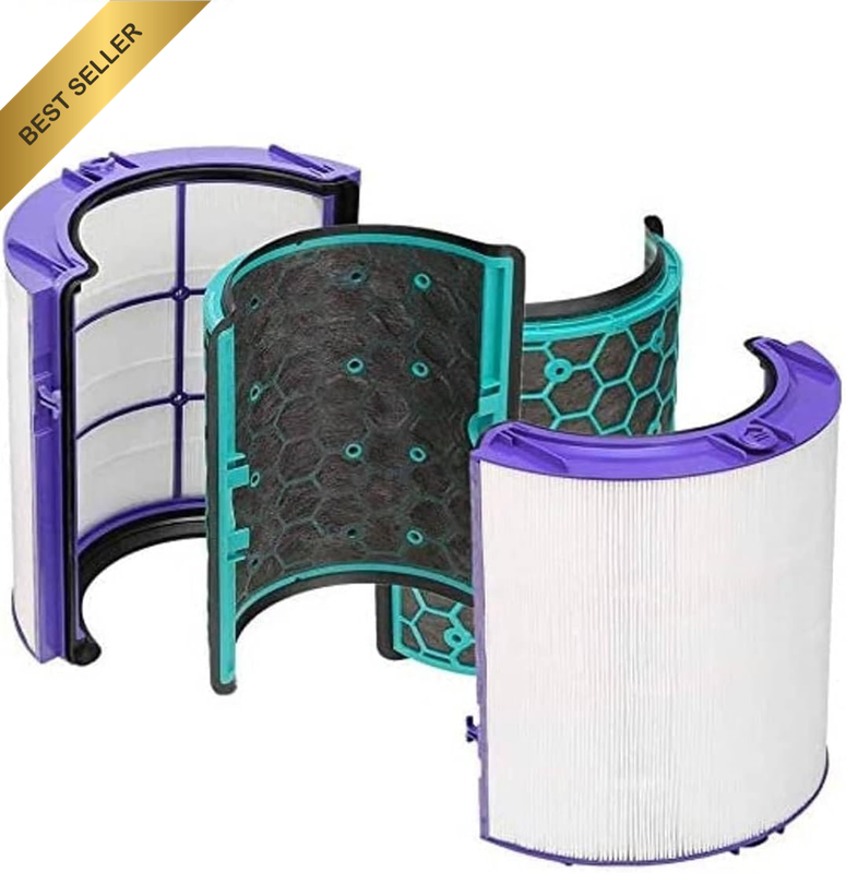 Glass HEPA + Inner Carbon Filter for Dyson Pure Cool and for Dyson Pure Hot + Co