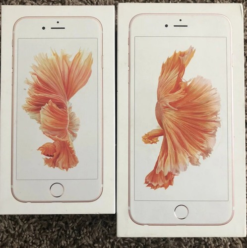 Apple iPhone ROSE GOLD 6S 32 GB & 6 S PLUS 16 GB EMPTY BOX