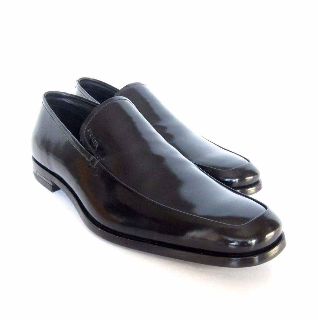 PRADA Patent Leather Casual Shoes for Men
