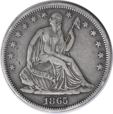 コレクション 1860 Seated Liberty Half Dollar 1860-O SEATED LIBERTY HALF DOLLAR Sharp Full Liberty VF+/ XF