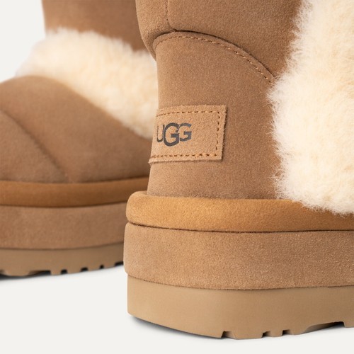 Pre-owned Ugg Classic Chillapeak Tall Chestnut Suede Women's Boots Size Us 7/uk 5 Nwb In Brown