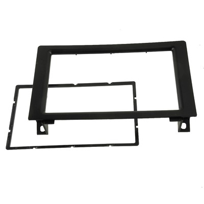 Set 2 Din Car Stereo Radio Fascia Dash Panel Frame Fit For SAAB 9-3 2007 to 2011