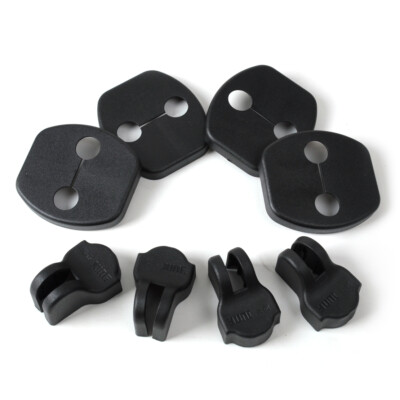 Door Striker Lock Protector+Check Arm Cover Fit For Nissan Tiida X-Trail Micra n
