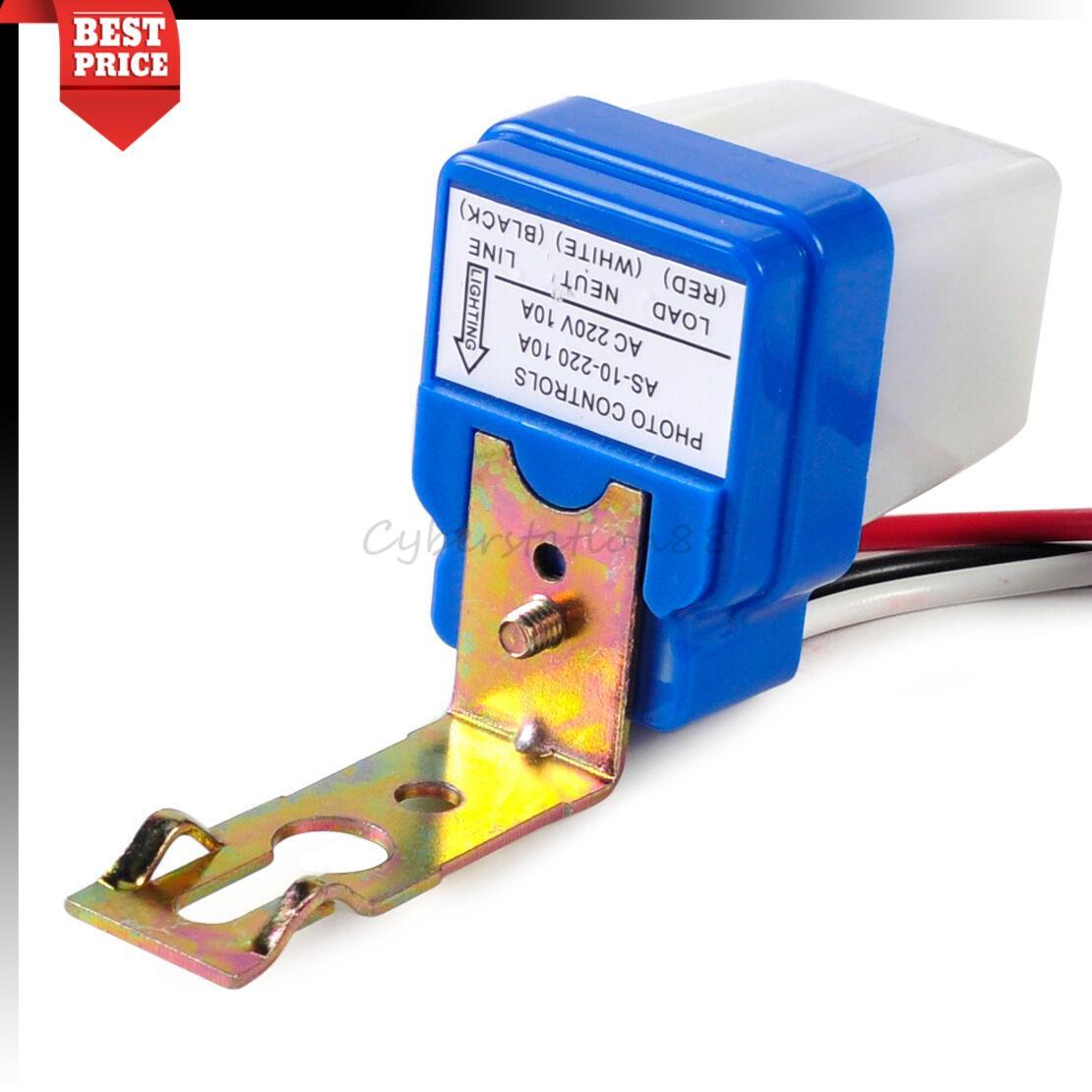 Dämmerungssensor Dämmerungsschalter Lichtsensor Twilight Switch 12V 24V 220V