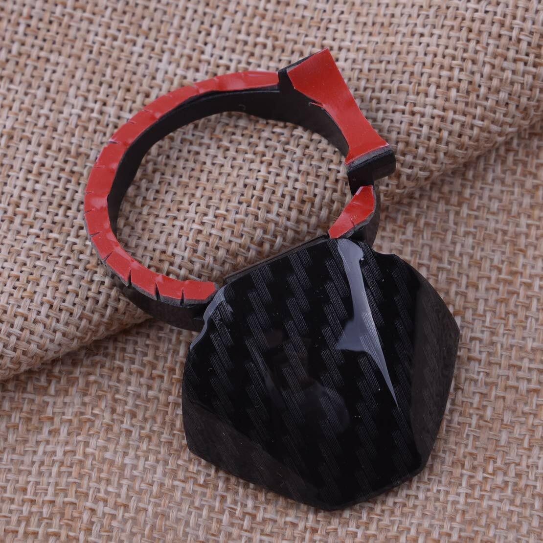 Carbon Fiber Engine Start Stop Button Switch Cover Trim For Ford Mustang 2015+