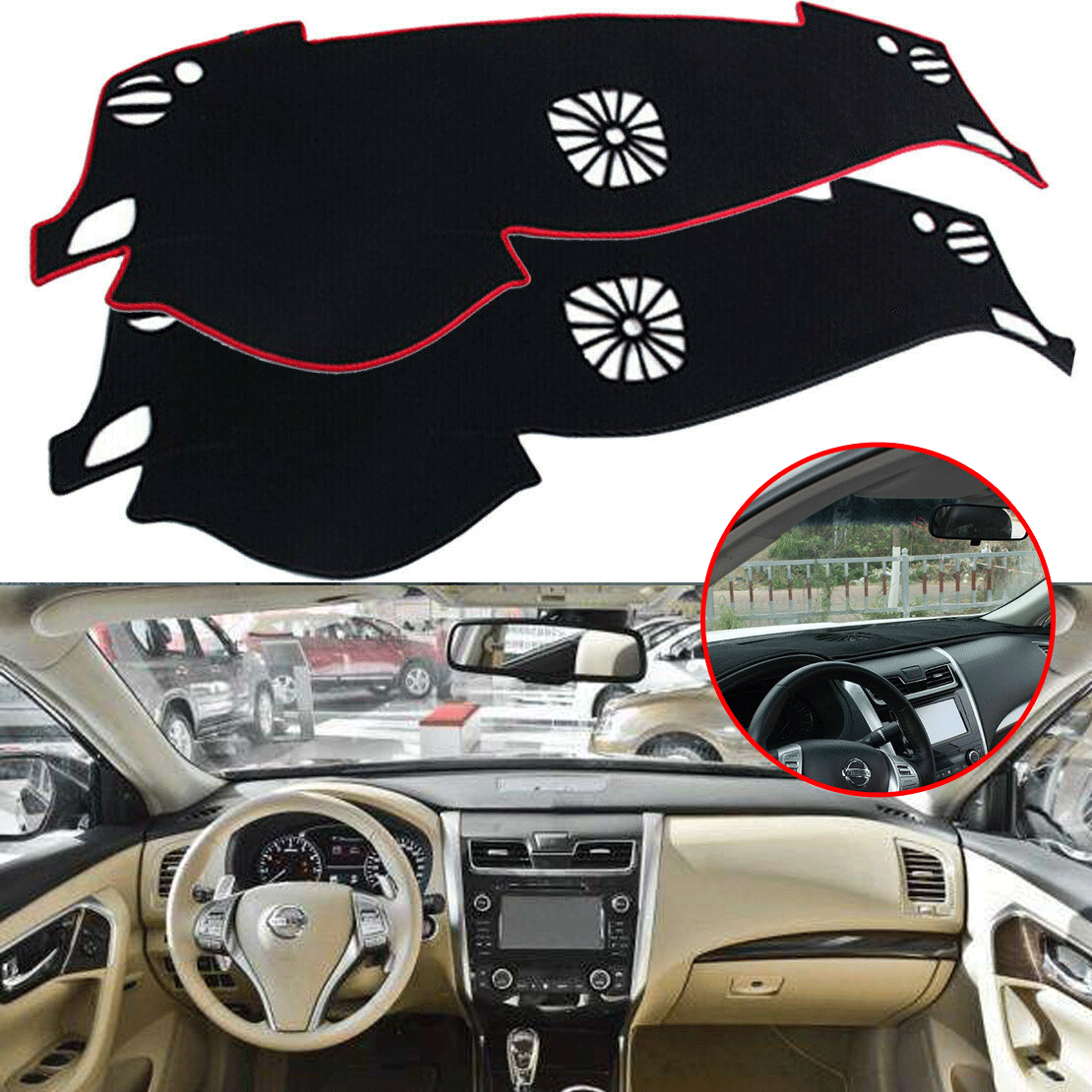 1x Car Dashboard DashMat NonSlip Sun Cover Pad Dash For Nissan Altima