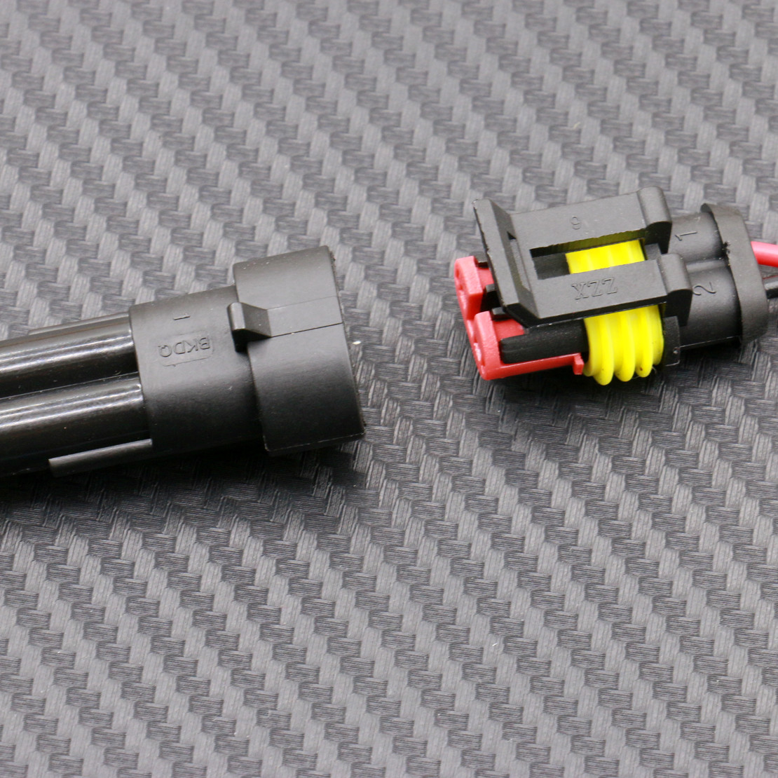 5pair 2 Pin Car Boat Sealed Waterproof Electrical Wire Connector Plug