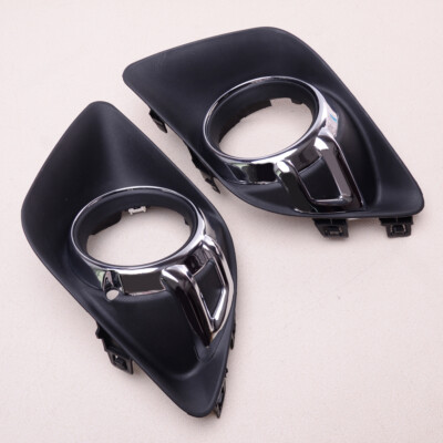 Fog Lamp Light Bezel Bumper Cover For Mitsubishi Outlander Sport ASX RVR 2010-12