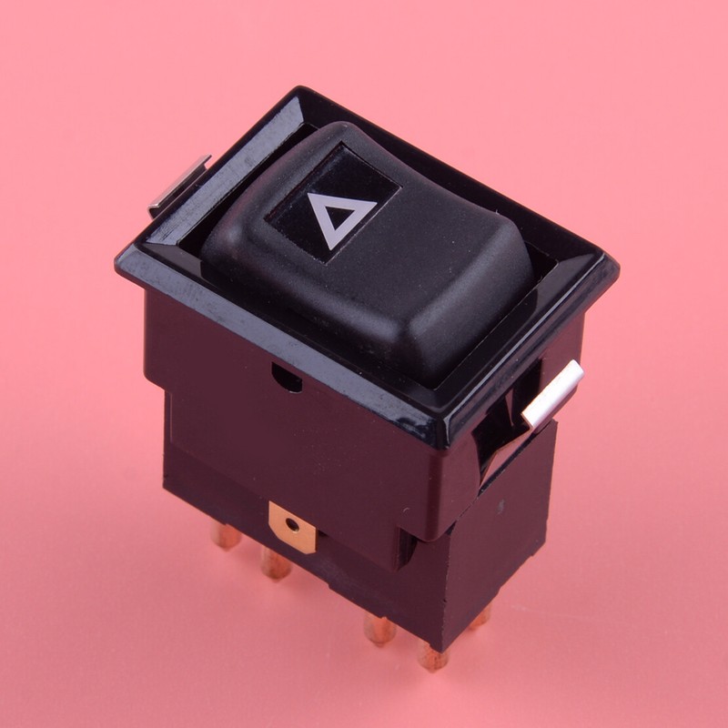 Hazard Warning Light Lamp Switch Fit For Land Rover Defender 90 110 130 Durable