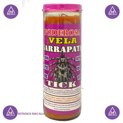 Veladora Preparada Garrapata - Fixed Candle Tick - 7 Days Cocktail Candle