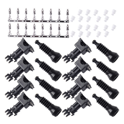 fit for Bosch Jetronic EV1 8 Set Junior Power Timer Fuel Injector Plug Connector