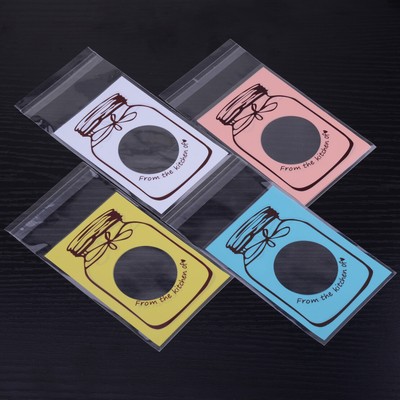 100x Zellophan Geschenk Tüten Selbstklebend Beutel Cellophan Süßigkeiten Kekse