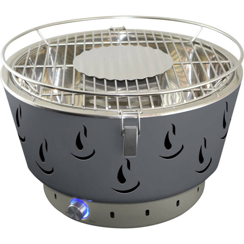 ACTIVA Grill Tischgrill AIRBROIL JUNIOR Grau, Holzkohlegrill