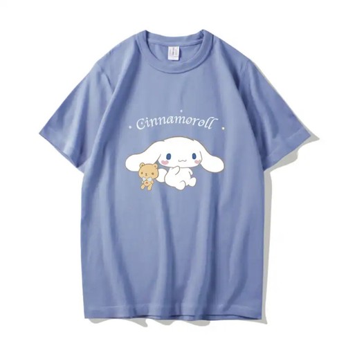 Sanrio Cinnamoroll Pure Cotton T-Shirt. Size- (3xl In China