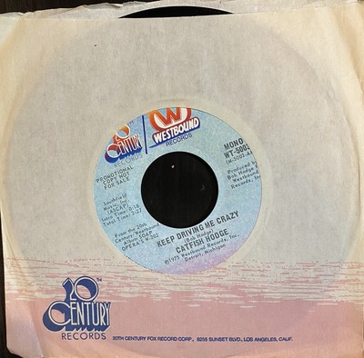 Catfish Hodge-Keep Driving Me Crazy 45 Exc 1975 Demo