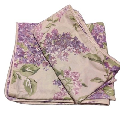 LAUREN Ralph Lauren Cape Elizabeth King Size Pillow Shams Lilac Purple Set Of 2