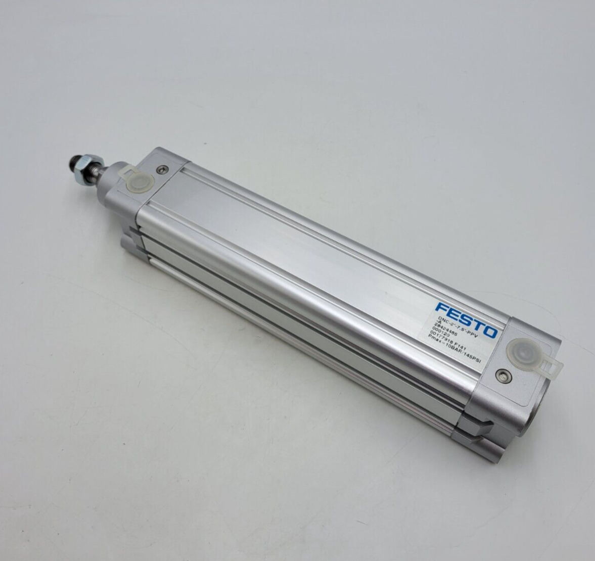 Festo DNC-2"-7.5"-PPV-A Pneumatic Cylinder Square Profile 10 Bar 145 PSI Max