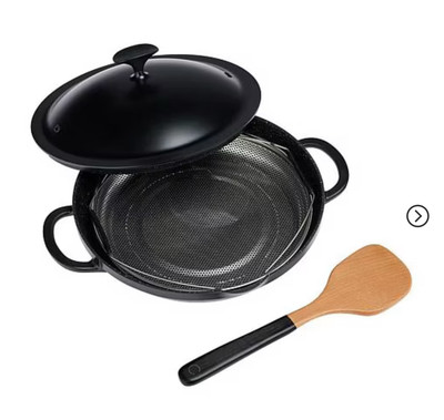 Curtis Stone All Day Pan W/Steamer Black