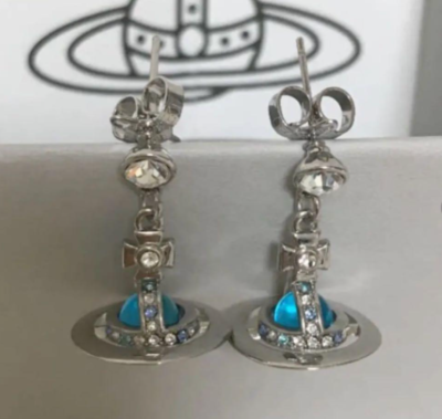 Vivienne westwood sales earrings blue