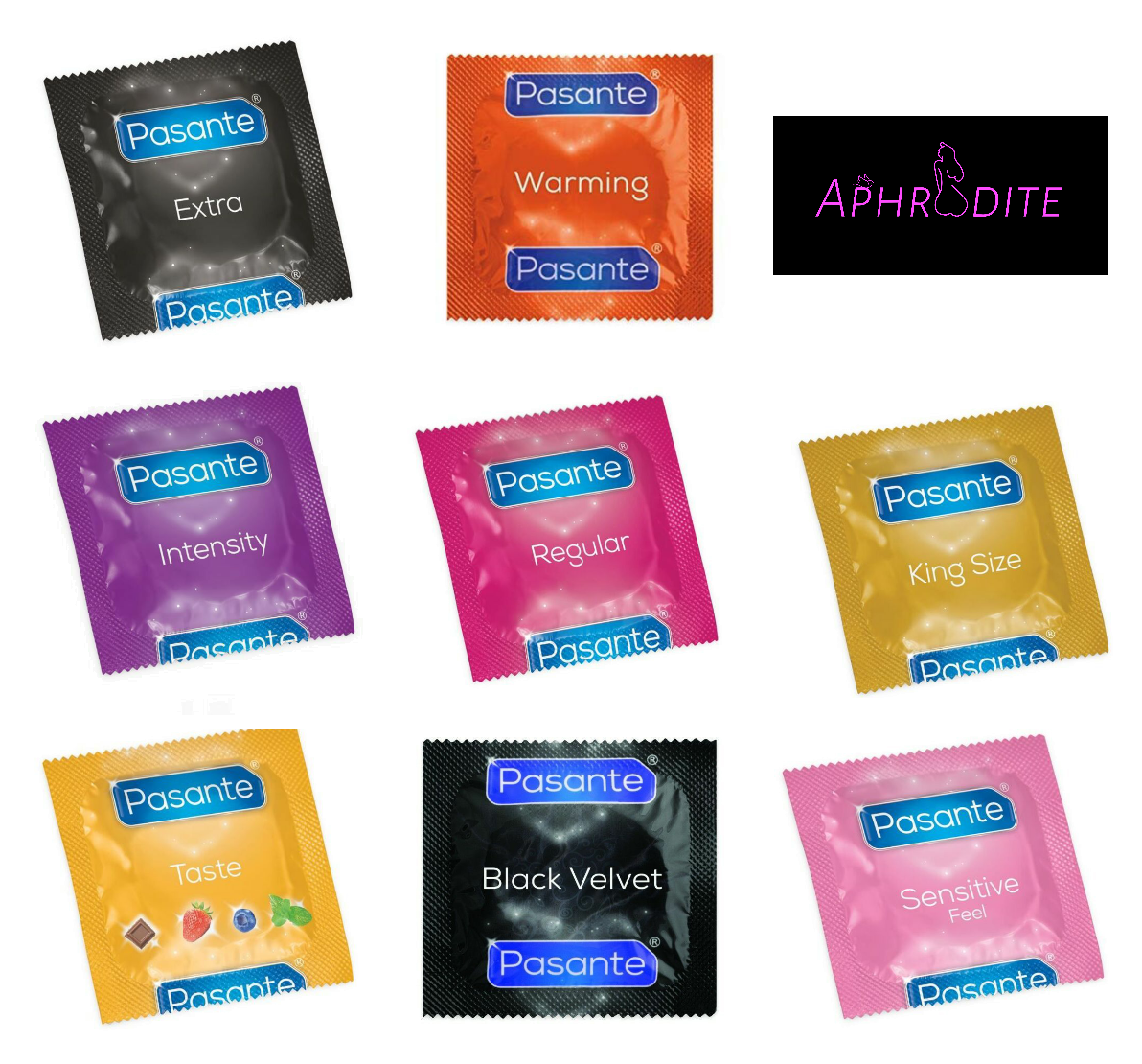 Pasante Condoms • Free & Discrete P&P • 8 Variations inc flavoured & extra safe - Picture 2 of 12