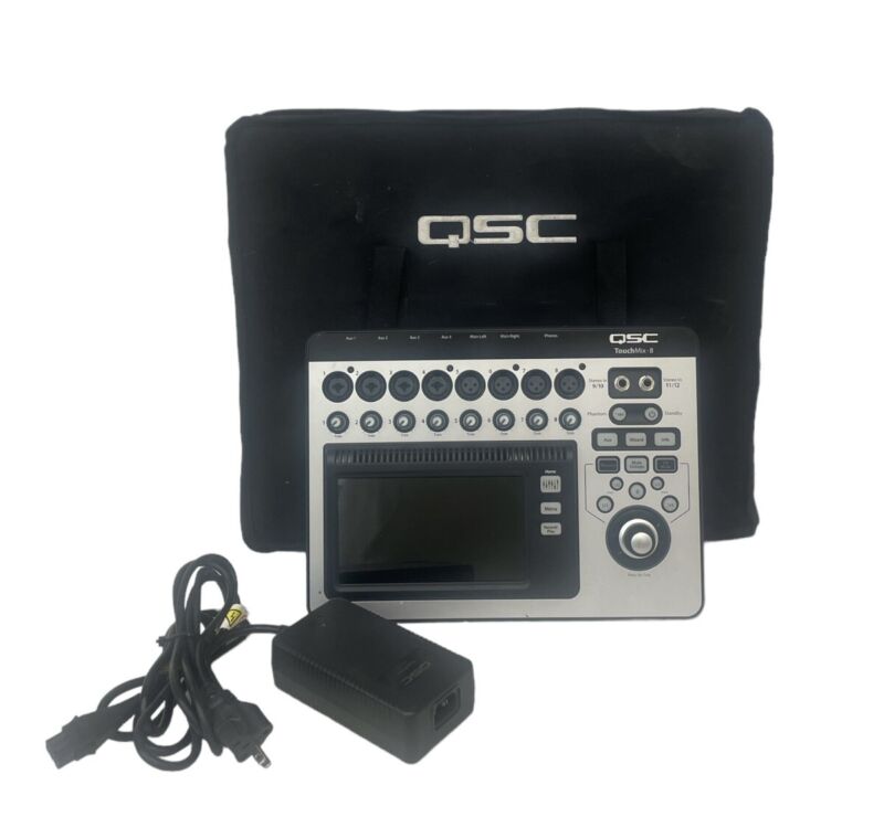 QSC TouchMix-8 Compact Portable Digital Mixer (CMP099737)