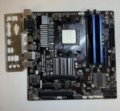 GIGABYTE GA-78LMT AM3 GAMING MOTHERBOARD, AMD FX-4100 4 cores CPU & 8GB #961