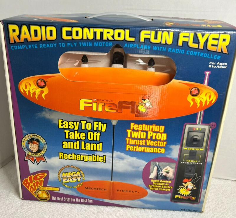 Megatech Firefly Radio Control Fun Flyer MTC8246 Twin Engine Remote Control