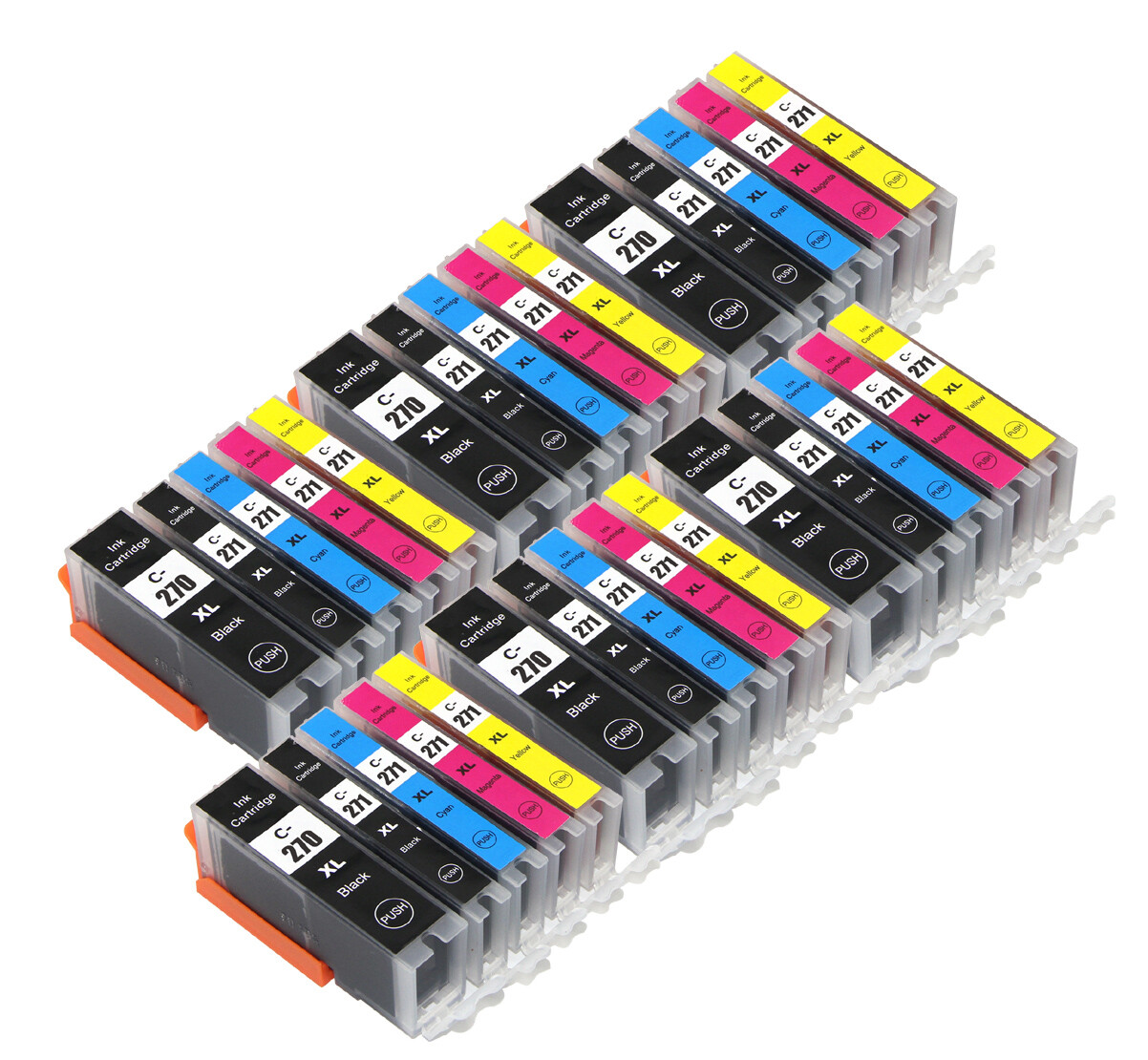 XL Ink Set + Chip for PGI-270 CLI-271 Canon Pixma MG6800 XL Ink Set + Chip for PGI-270 CLI-271 Canon Pixma MG6800