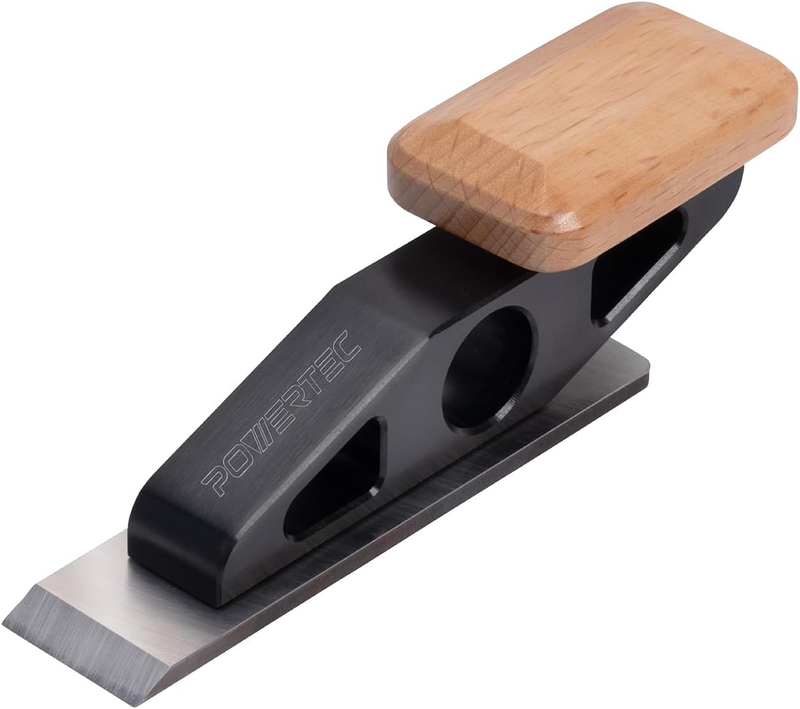 Chisel Plane with Flat Blade – Compact Edge Trimming Tool for Woodworking, Plug