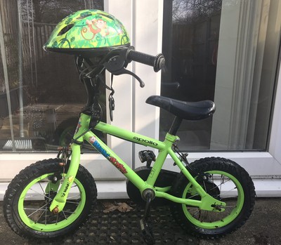 Apollo - Marvin The Monkey - Unisex Childs Bike - 12" Wheel - 3-5 years + Helmet
