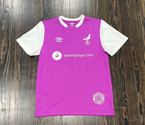Umbro NYC Footy Soccer Jersey Men's Small Purple White