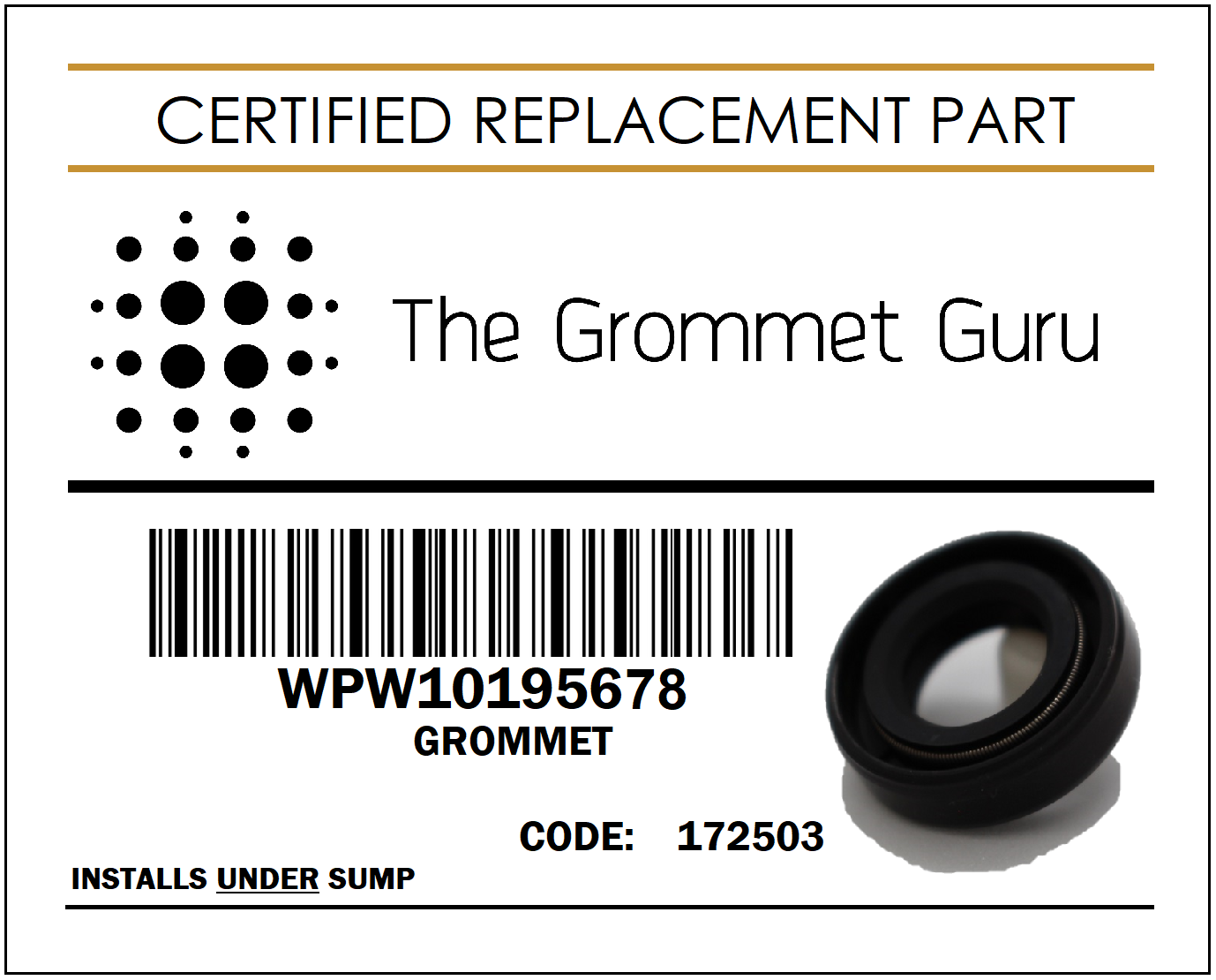 Kenmore Dishwasher Diverter Motor Seal