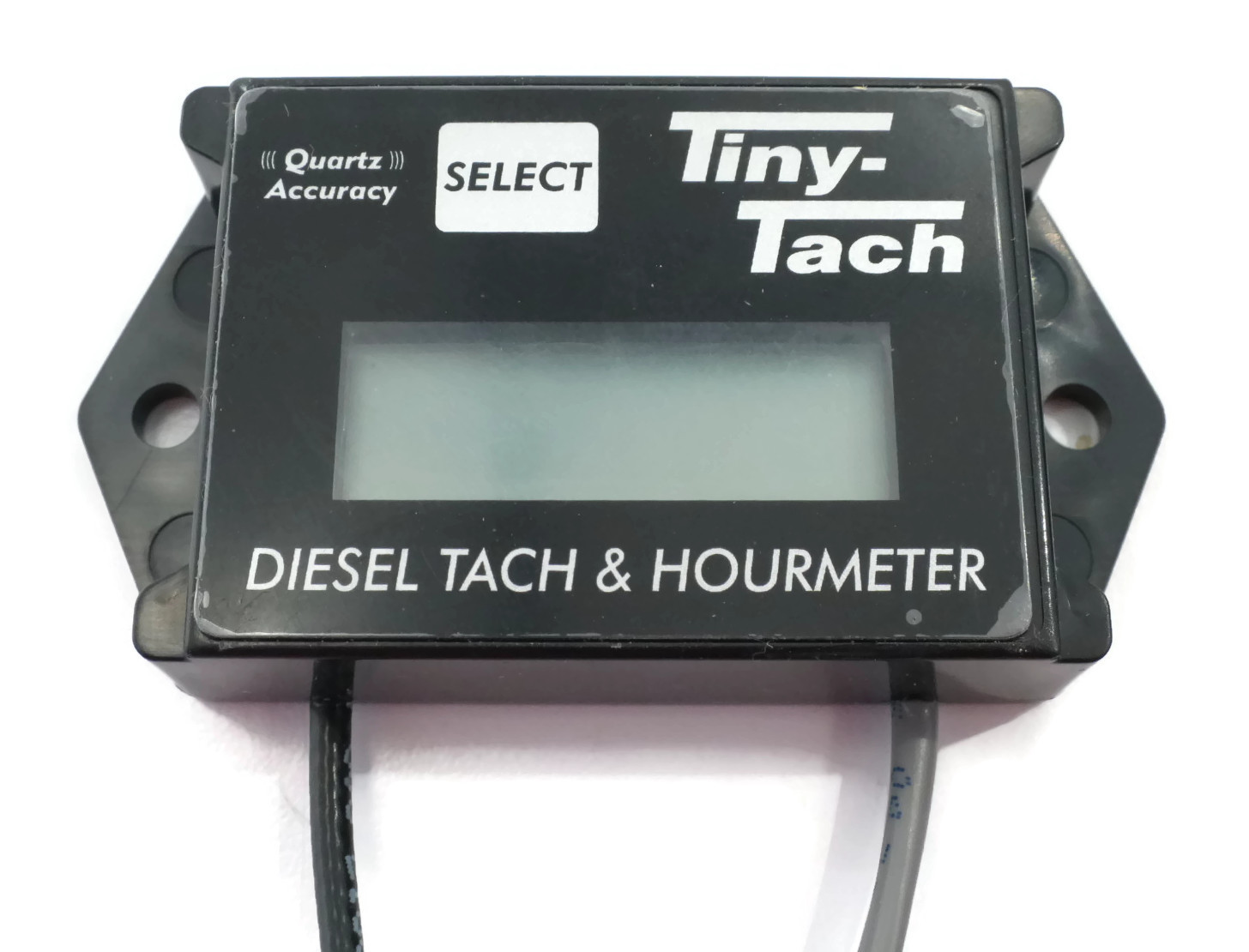 (2) Diesel Engine Tiny Tach HOUR METER TACHOMETER 1/4" Transducer MDS1