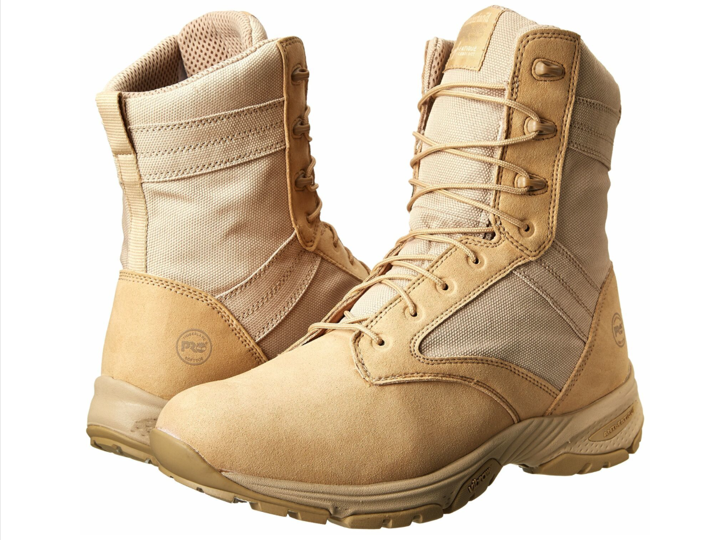 Pre-owned Timberland Pro Size 14 Wide  Men Valor 8 Inch 92637 Soft Toe Desert Tan Boots