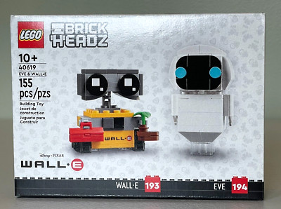 LEGO Brickheadz 40619 EVE & WALL-E ~ NSIB