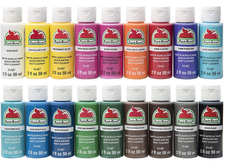 Set de Pintura Acrílica, 18 piezas (2 onzas), Promoabi Colores Variados
