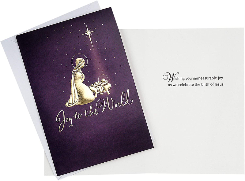  Boxed Christmas Cards Assortment, Elegant Icons (4 Designs, 24 Cards with 