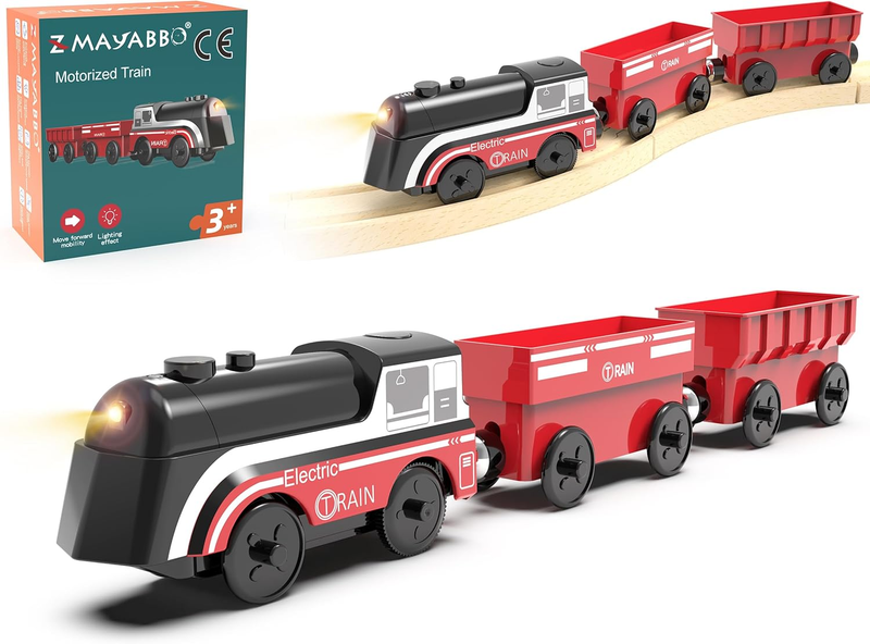 3PCS Motorized Train Set Battery Operated Fits Thomas Brio Chu...