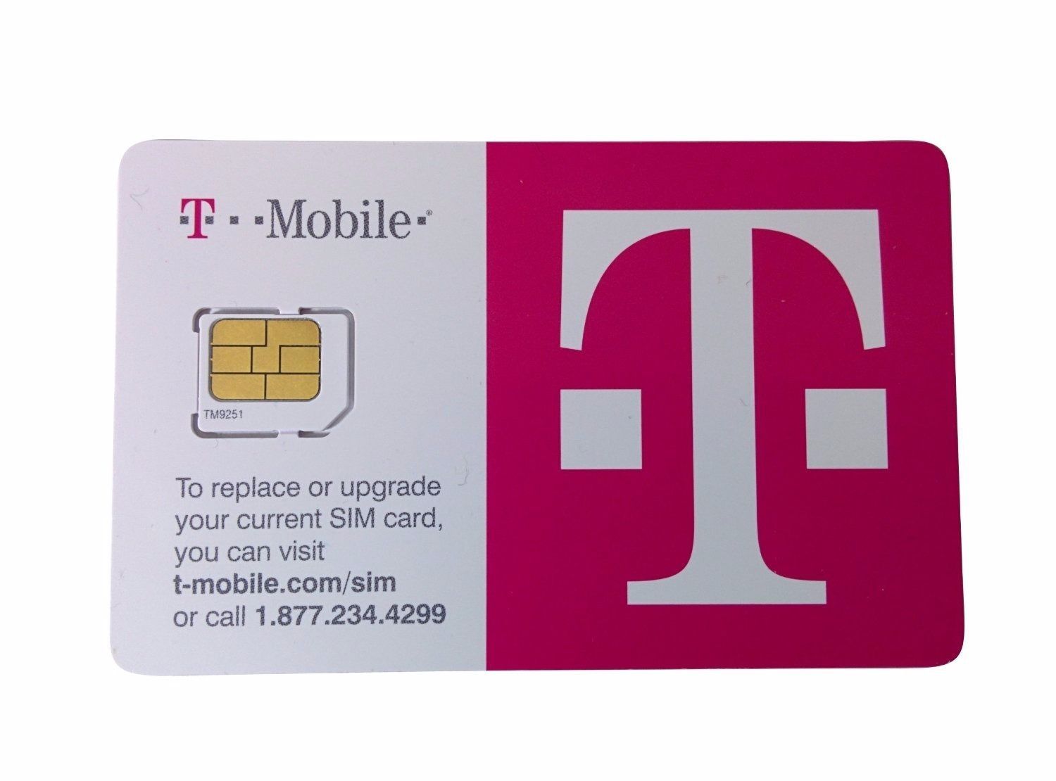 United States T-Mobile Cell Phone SIM Cards